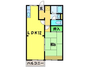 パークハイツ深井の物件間取画像